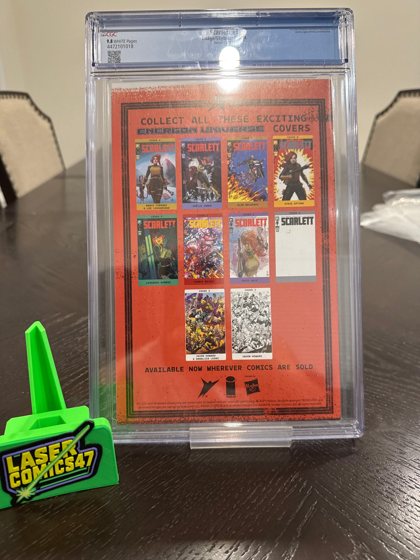 Scarlett #1 (2024) โ CGC 9.8 | Image Comics | Kelly Thompson & Marco Ferrari | LaserComics47 Certified ๐ฅ