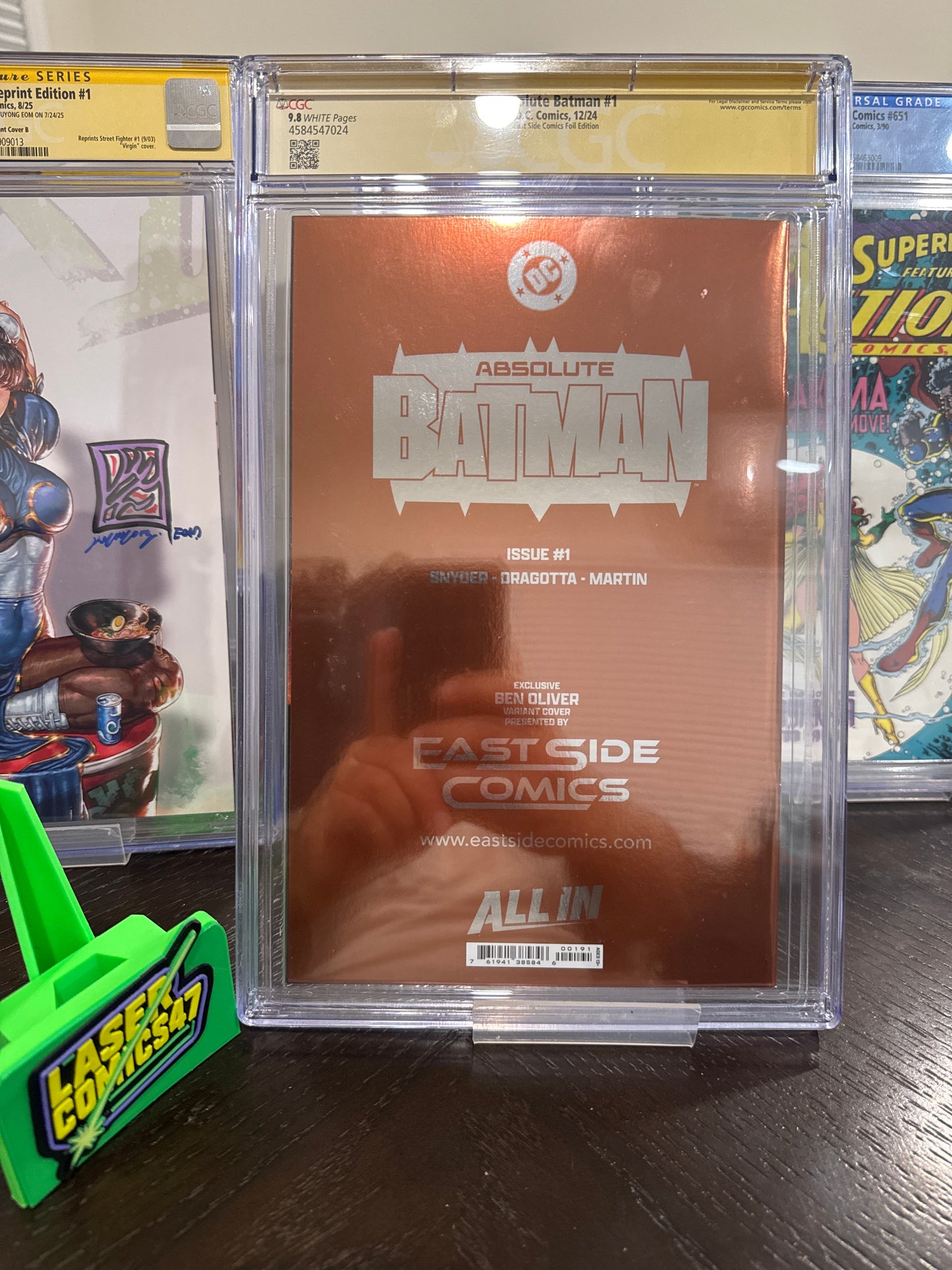 Absolute Batman #1 (2024) – CGC 9.8 Signature Series | Signed by Ben Oliver | East Side Comics Foil Edition 🔥