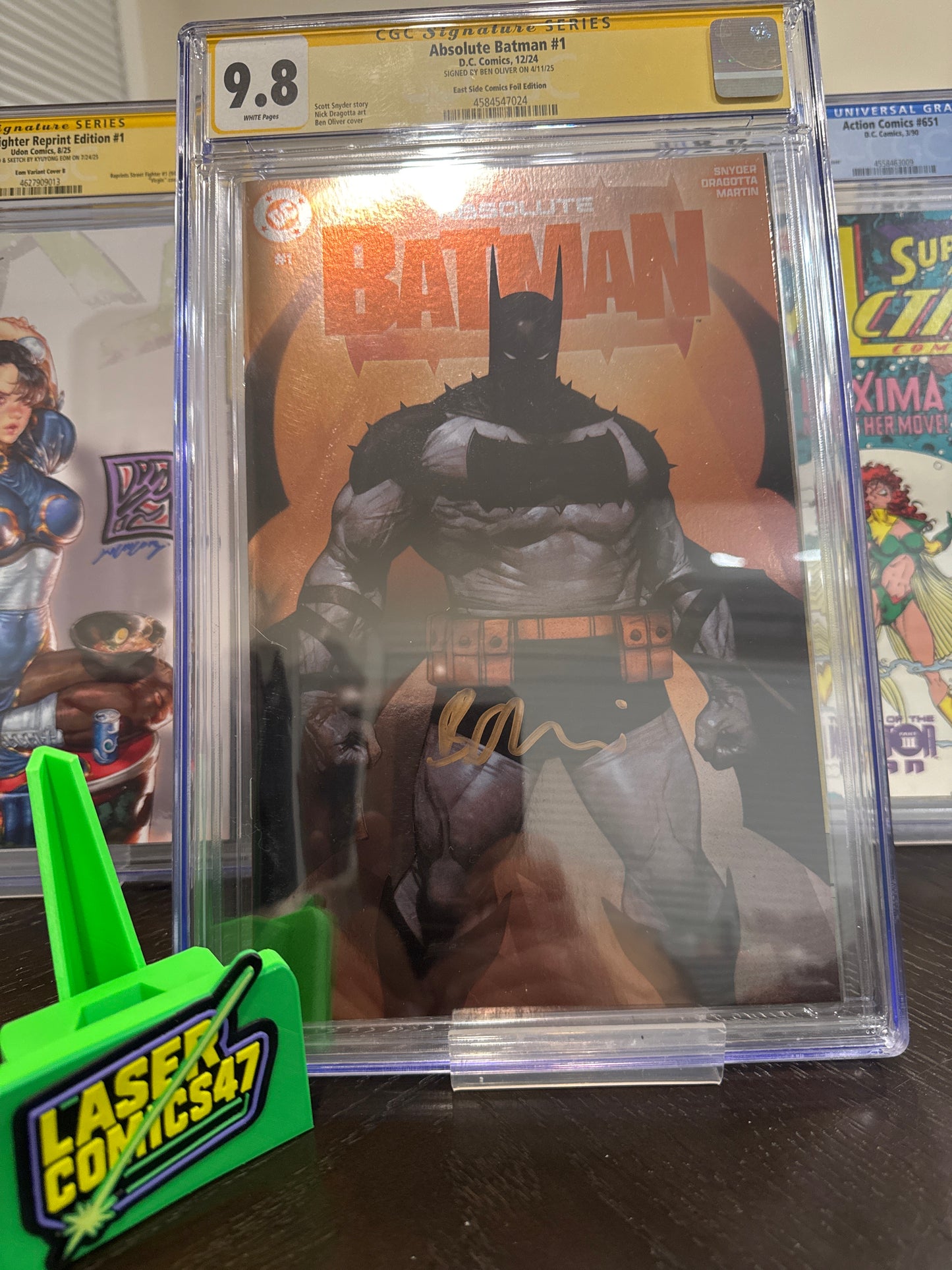 Absolute Batman #1 (2024) – CGC 9.8 Signature Series | Signed by Ben Oliver | East Side Comics Foil Edition 🔥
