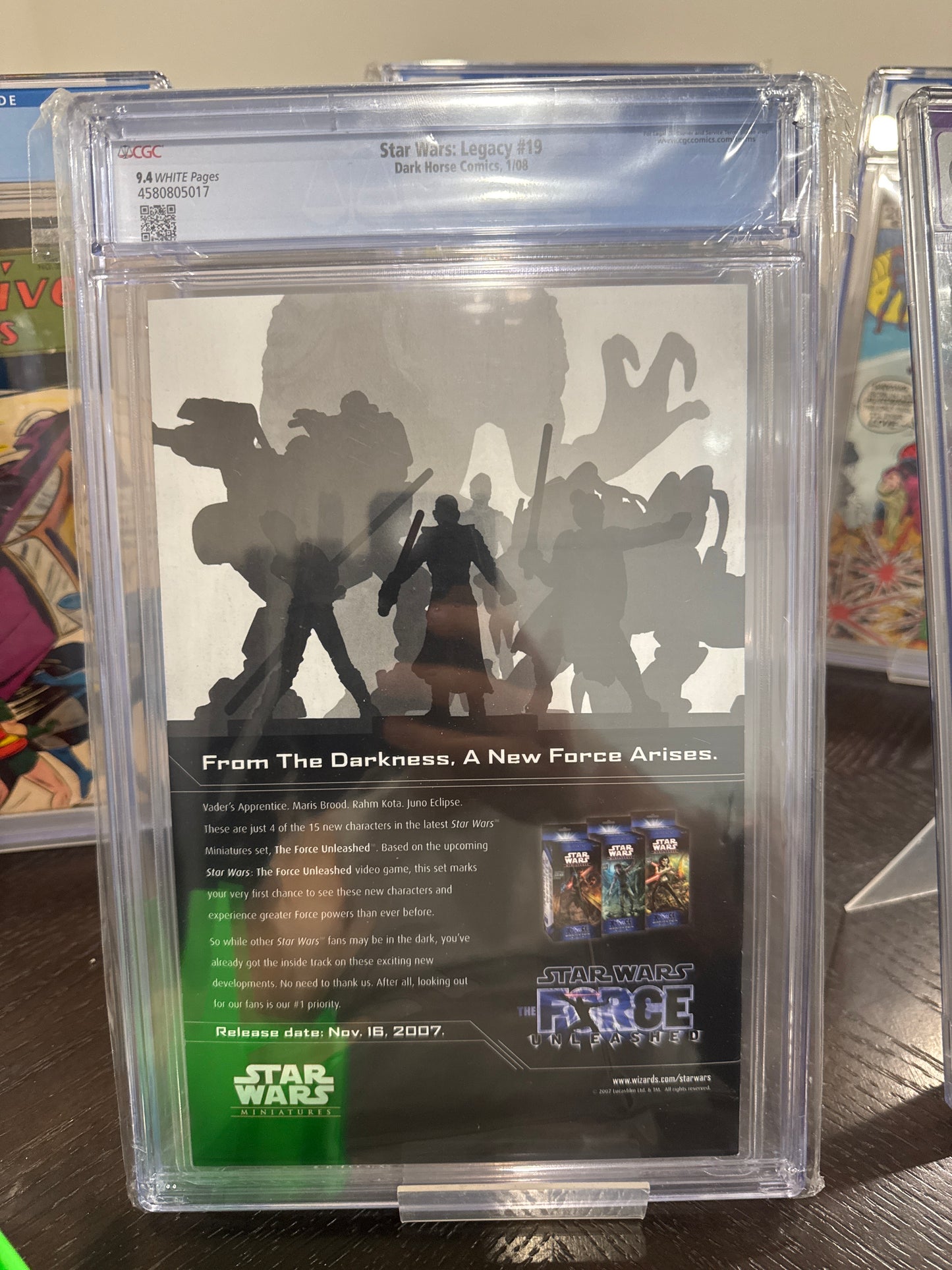βοΈ Star Wars: Legacy #19 (2008) β Cade Skywalker vs Darth Krayt | CGC 9.4 | Dark Horse Comics π₯