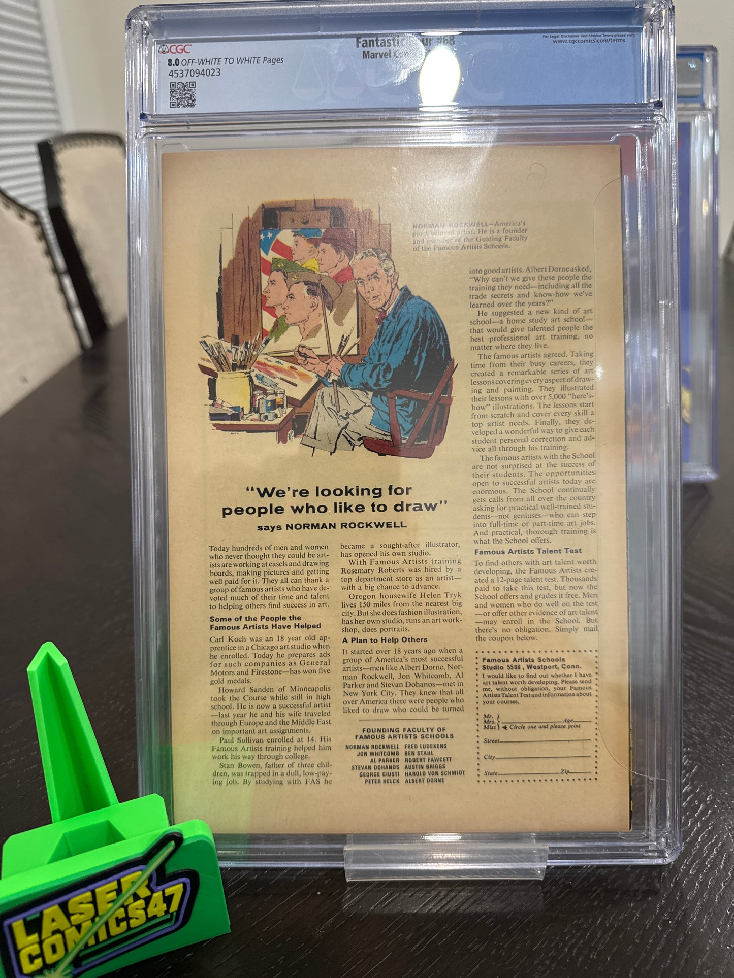 Fantastic Four #68 (1967) – CGC 8.0 | “His Mission: Destroy the Fantastic Four!” | Jack Kirby & Stan Lee Classic 💥
