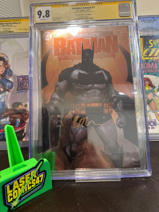 Absolute Batman #1 (2024) – CGC 9.8 Signature Series | Signed by Ben Oliver | East Side Comics Foil Edition 🔥