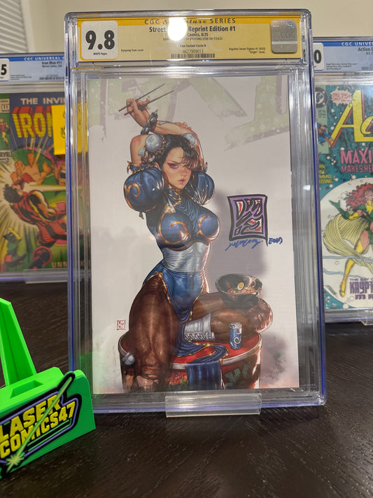 🔥Street Fighter Masters: Chun-Li #1 (Virgin Edition, 2024) – CGC 9.8 Signature Series | Signed by KyuYong Eom | Udon Comics Exclusive 🔥